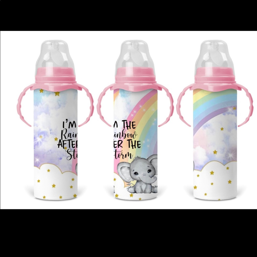I’m the Rainbow after the storm custom bottle